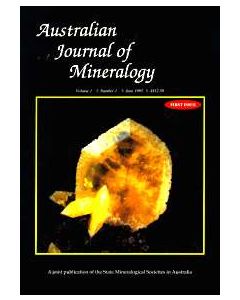 Australian Journal of Mineralogy Vol. 01, #1 1995