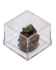 Micromount Box; clear, 1 x 1 x 3/4 inch (28 x 28 x 22 mm), 1st choice; original case with 4000 pcs