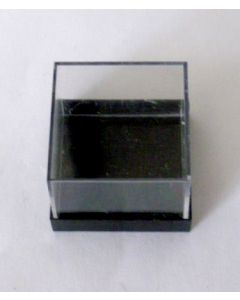 Micromount Box; black, 1 x 1 x 3/4 inch (28 x 28 x 22 mm), 1st choice; original case with 4000 pcs