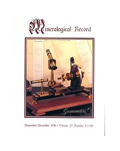 Mineralogical Record Vol. 29, #6 1998